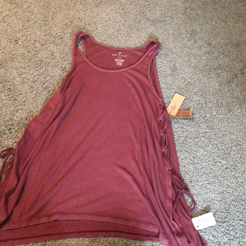 American Eagle soft and sexy rib tank